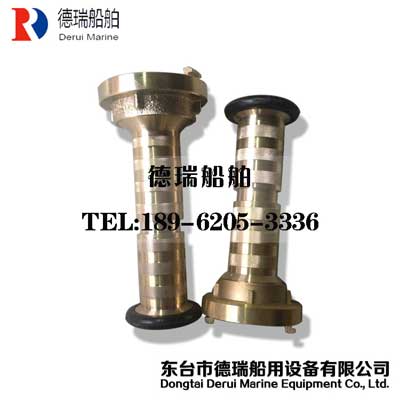 船用消防水帶接扣 全銅DN6550管牙接頭